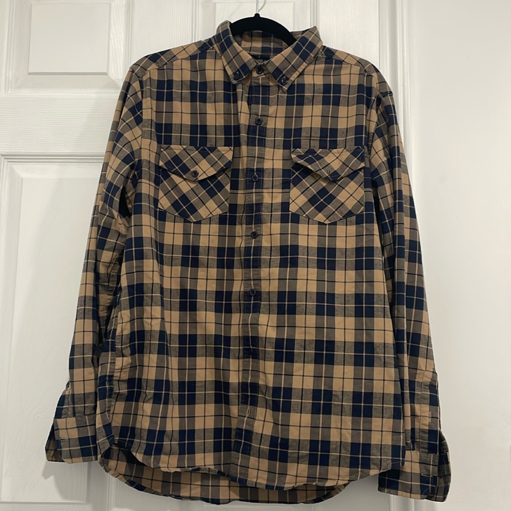 United by blue flannel shirt